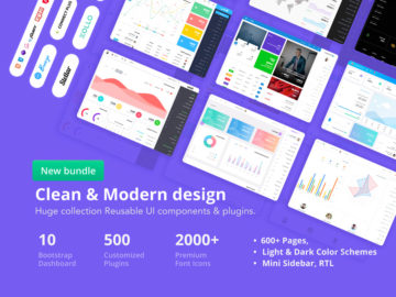 Admin Template Mega Bundle