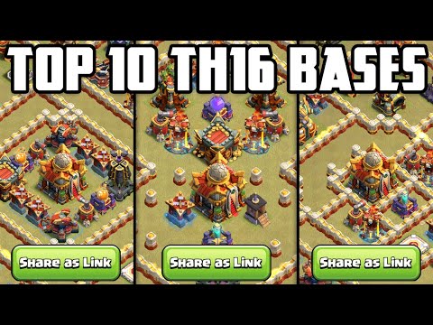 *Top 10* Town Hall 16 Bases with TH16 Base Link (Clash of Clans) – Sir Moose Gaming