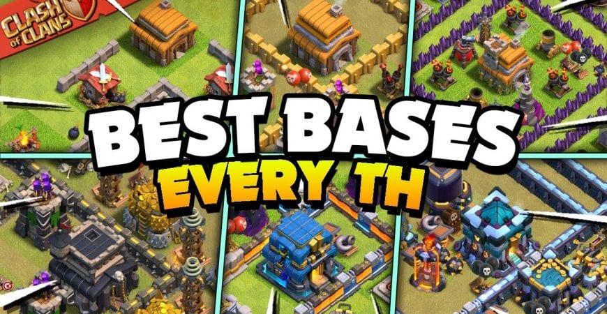 Best Bases for Every Town Hall Level (Clash of Clans) by Judo Sloth Gaming