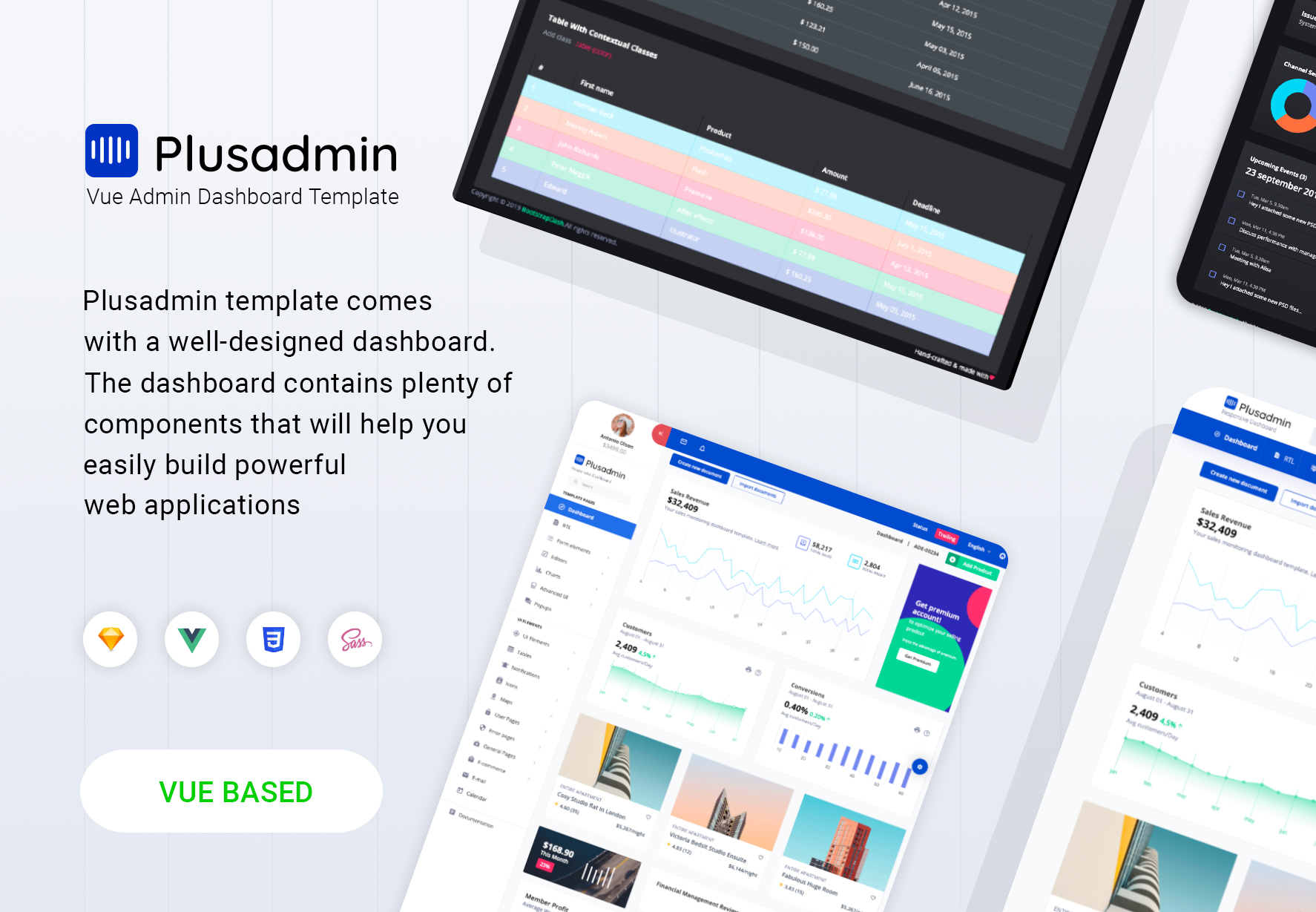 Plus Admin Vue