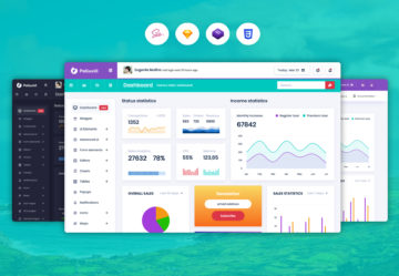 admin template pollux admin dashboard