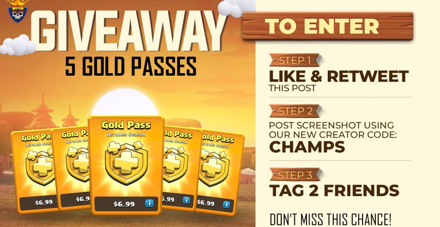 5x GOLD PASS GIVEAWAY!