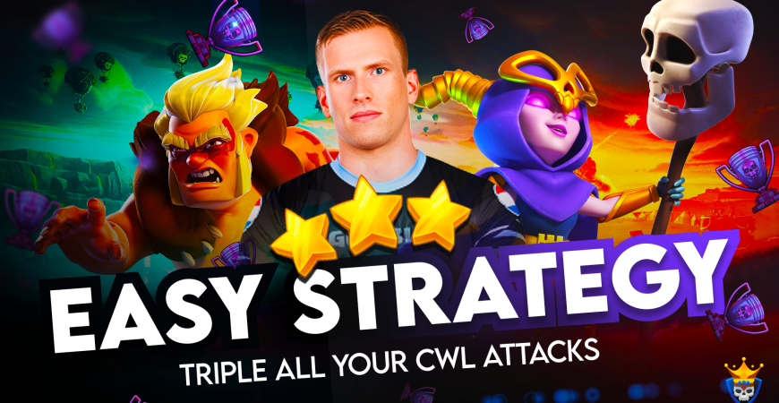 Get PERFECT scores in Clan War League with this OP ATTACK! – Clash Champs